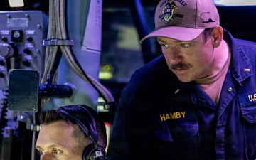 USS Chosin Sailors stand watch during RIMPAC 26