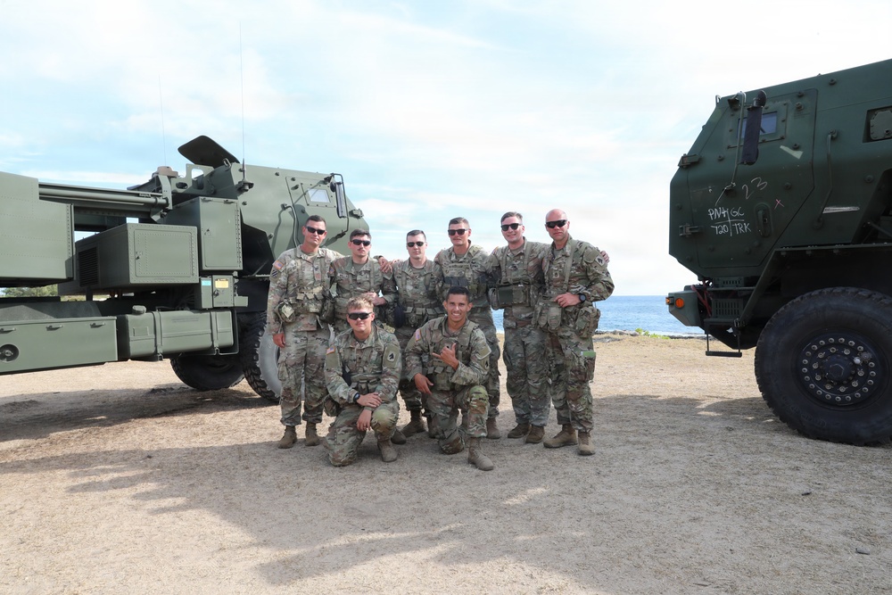 Kentucky Guardsmen pose for a group photo during RIMPAC 2026