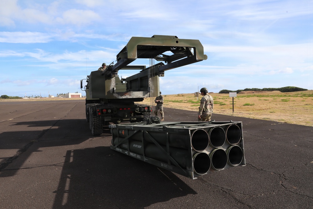 Soldiers conduct post-fire operations during RIMPAC 2026