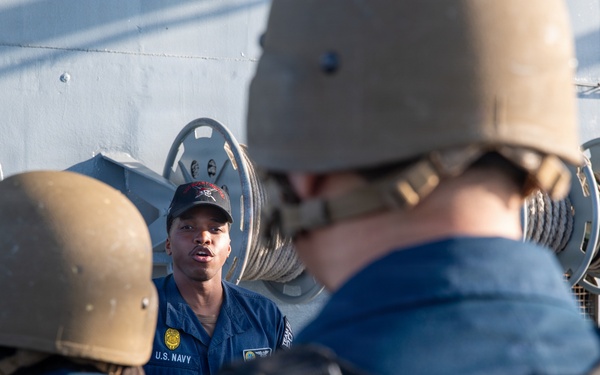 USS Mount Whitney Transits Strait of Gibraltar
