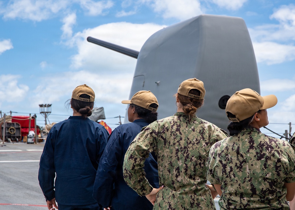 Midshipmen Visit USS Oscar Austin in Rota, Spain