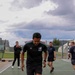 U.S. and U.K. soldiers participate in Armed Forces Entertainment All-Star Soccer Tour