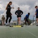 U.S. and U.K. soldiers participate in Armed Forces Entertainment All-Star Soccer Tour