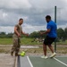 U.S. and U.K. soldiers participate in Armed Forces Entertainment All-Star Soccer Tour