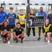 U.S. and U.K. soldiers participate in Armed Forces Entertainment All-Star Soccer Tour