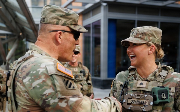 DCNG Commanding General Visits JTF-DC National Guardsmen