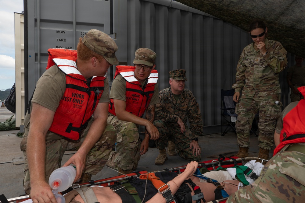 CJLOTS 26: Joint services conduct CASEVAC training in South Korea