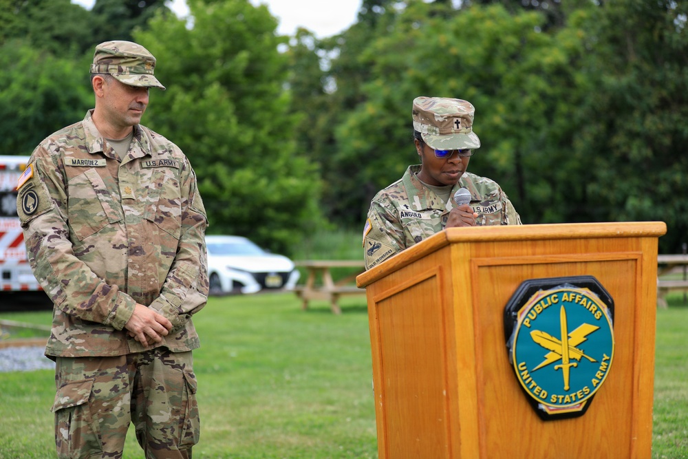 361st Theater Public Affairs Support Element Change of Command Ceremony