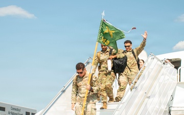 Familes and Friends welcome the 643rd Military Police Company