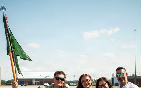 Familes and Friends welcome the 643rd Military Police Company
