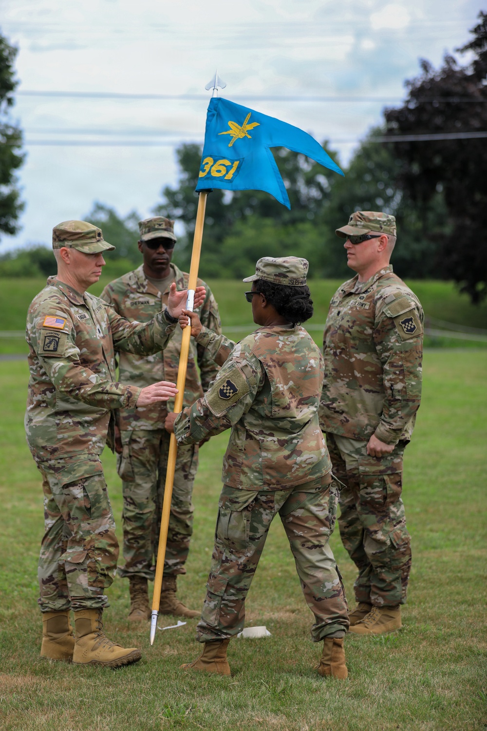361st Theater Public Affairs Support Element Change of Command Ceremony