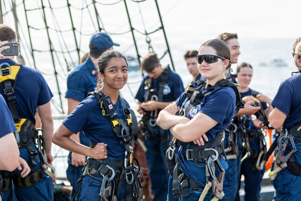 Coast Guard Cutter Eagle Participates in Sail Boston Parade of Sail