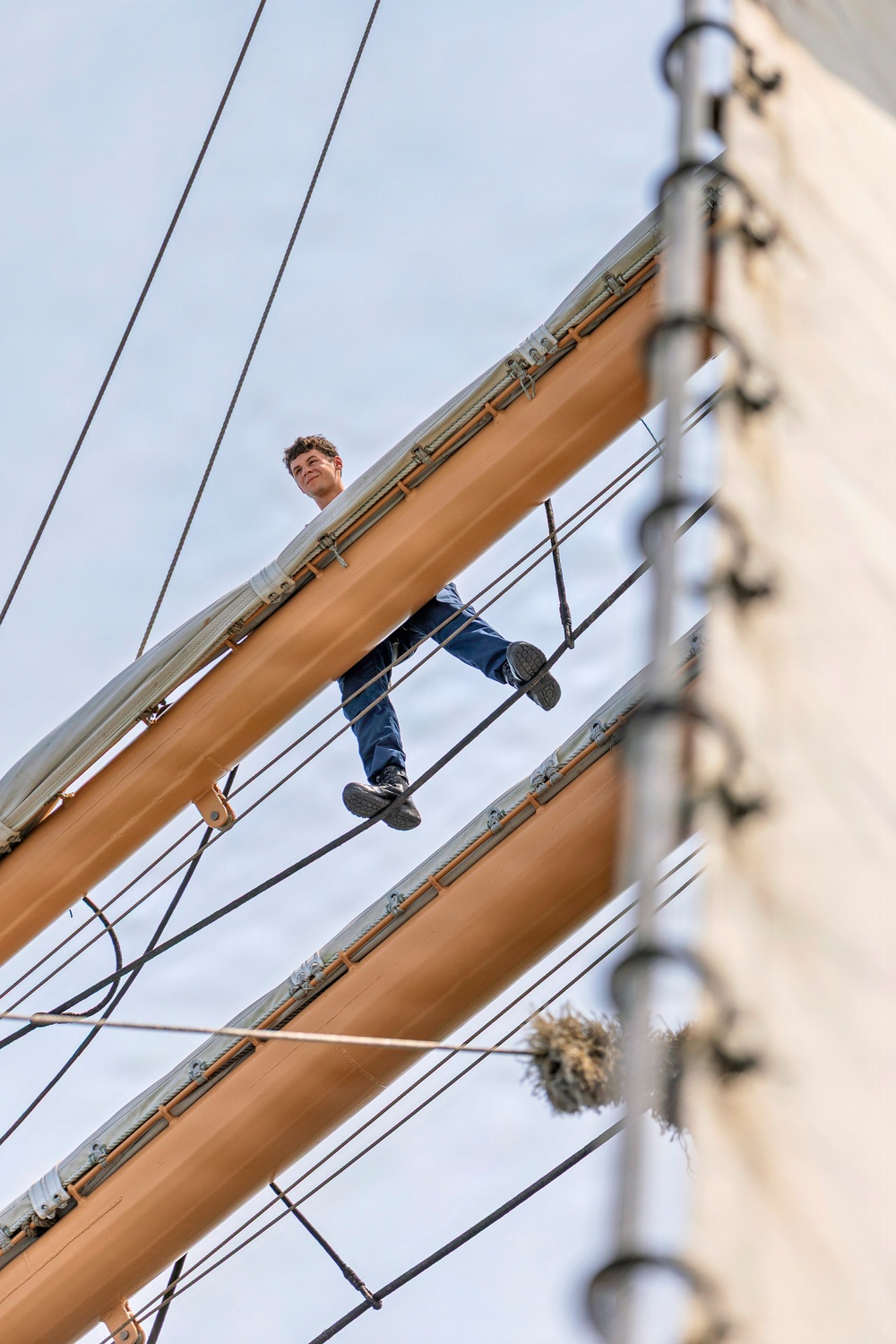 Coast Guard Cutter Eagle Participates in Sail Boston Parade of Sail