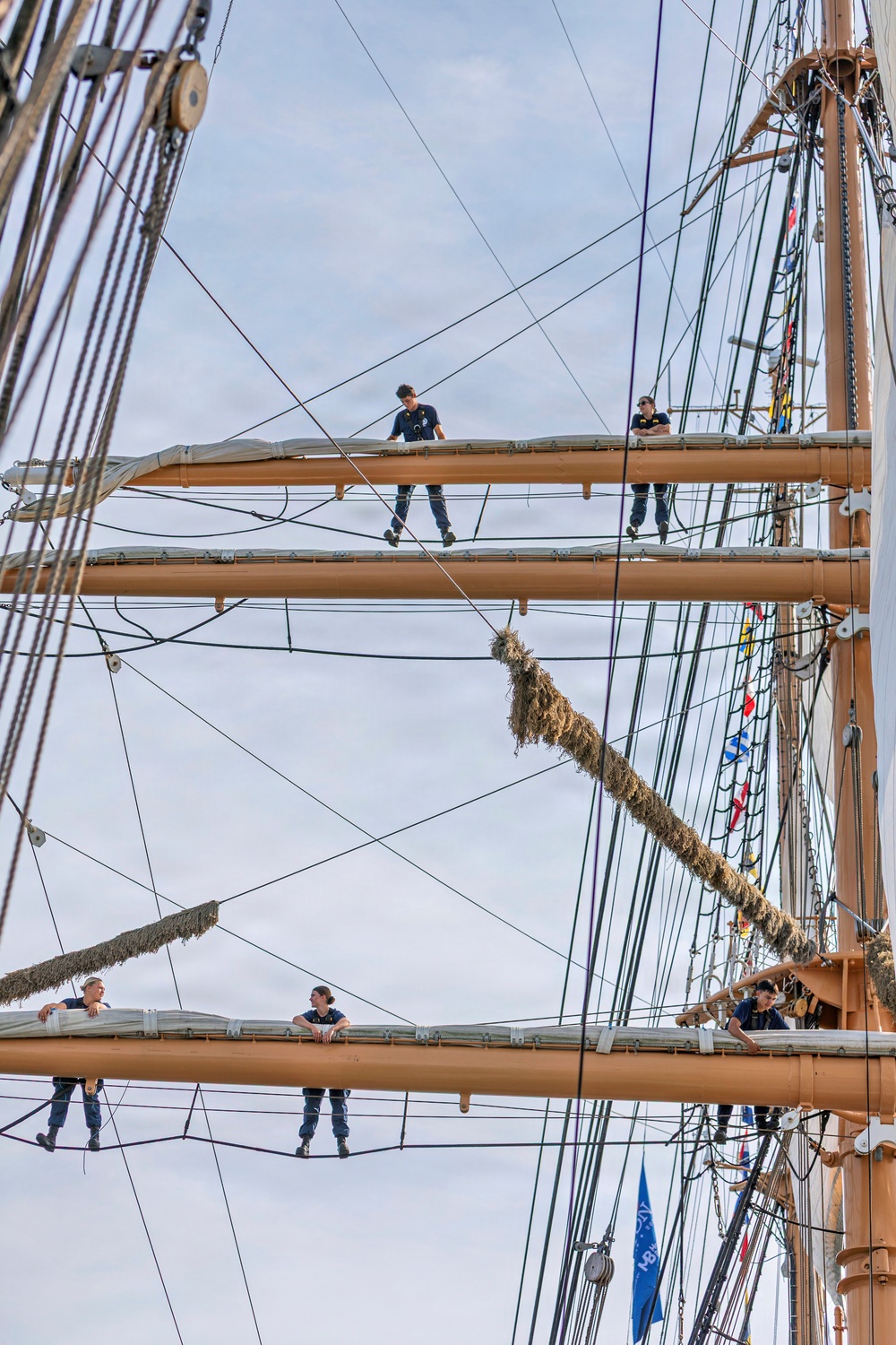 Coast Guard Cutter Eagle Participates in Sail Boston Parade of Sail