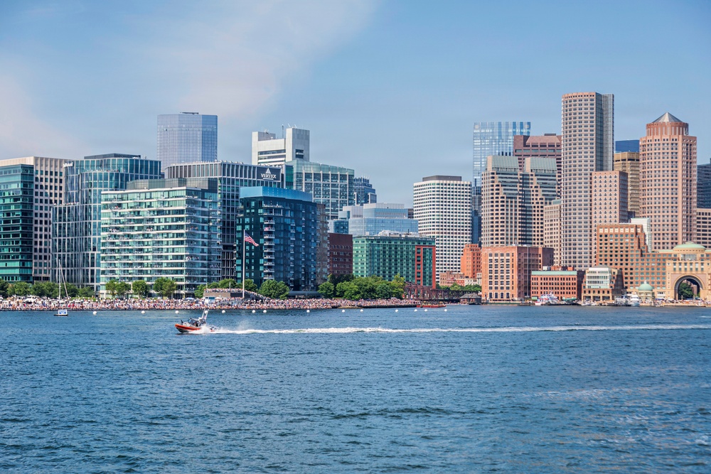 Coast Guard Cutter Eagle Participates in Sail Boston Parade of Sail