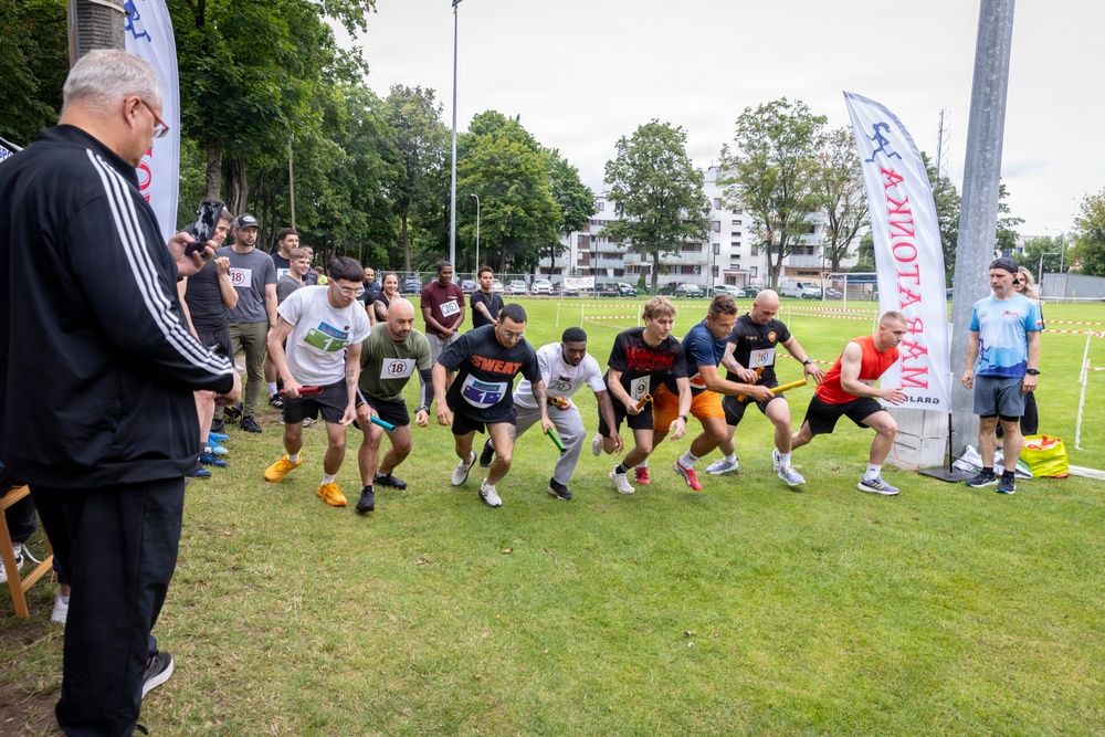 U.S. Army and NATO soldiers participate in the celebration of Grajewo Day in Poland