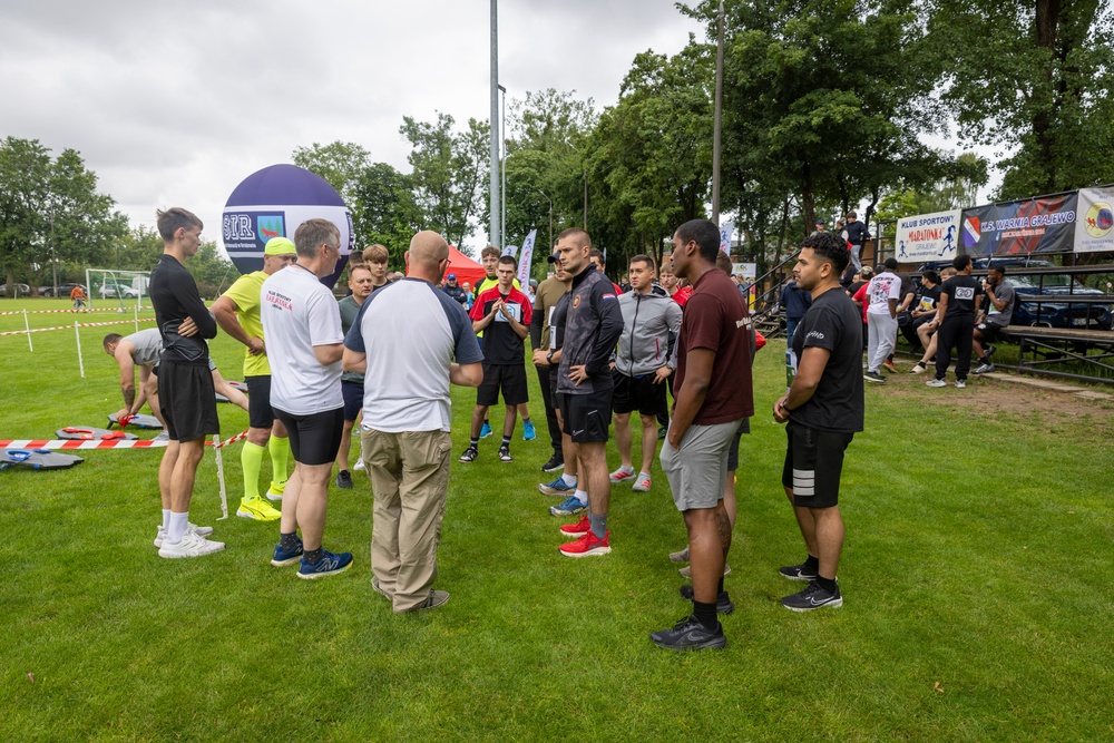 U.S. Army and NATO soldiers participate in the celebration of Grajewo Day in Poland
