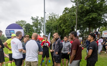 U.S. Army and NATO soldiers participate in the celebration of Grajewo Day in Poland