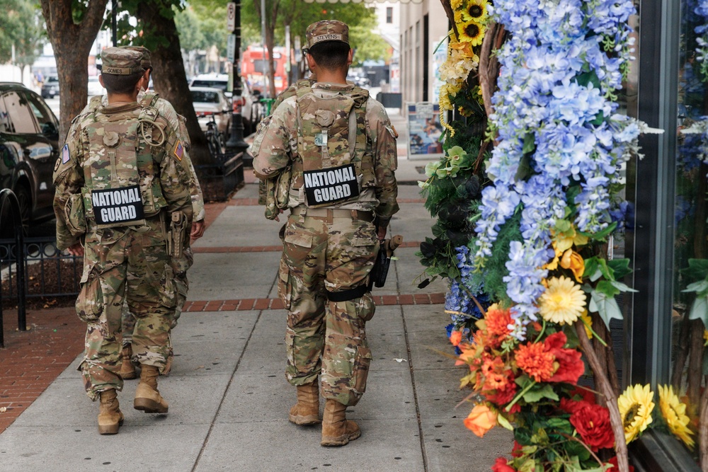 NVNG Guardsmen Patrol Nation’s Capital