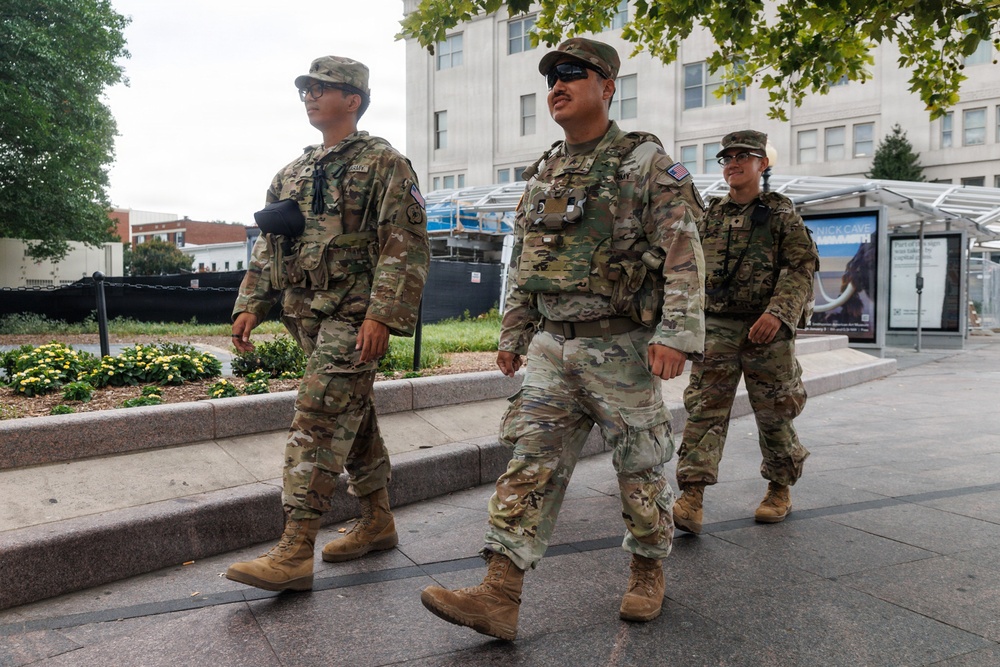 NVNG Guardsmen Patrol Nation’s Capital