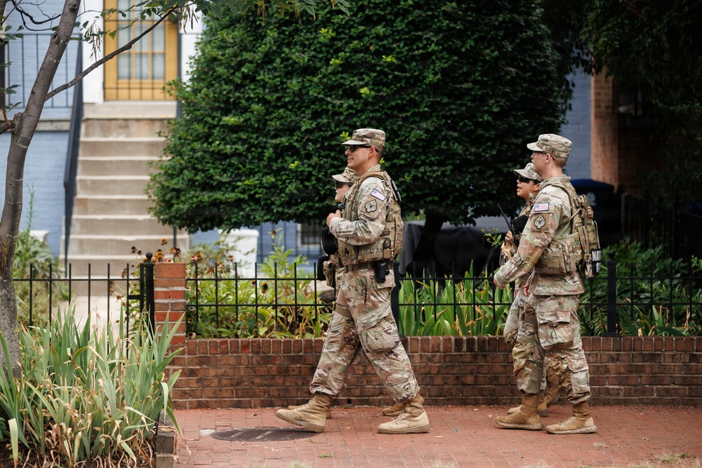 NVNG Guardsmen Patrol Nation’s Capital