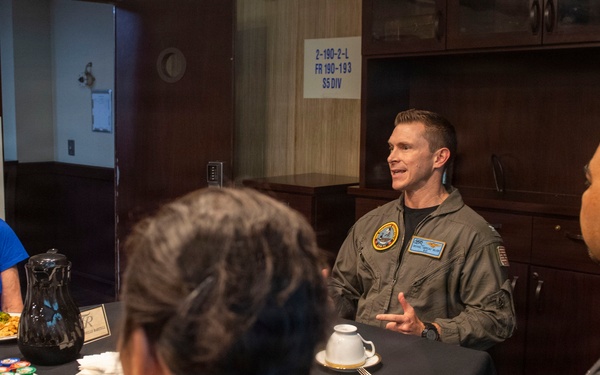 USS Theodore Roosevelt (CVN 71) Executive Officer hosts distinguished visitors during RIMPAC 26