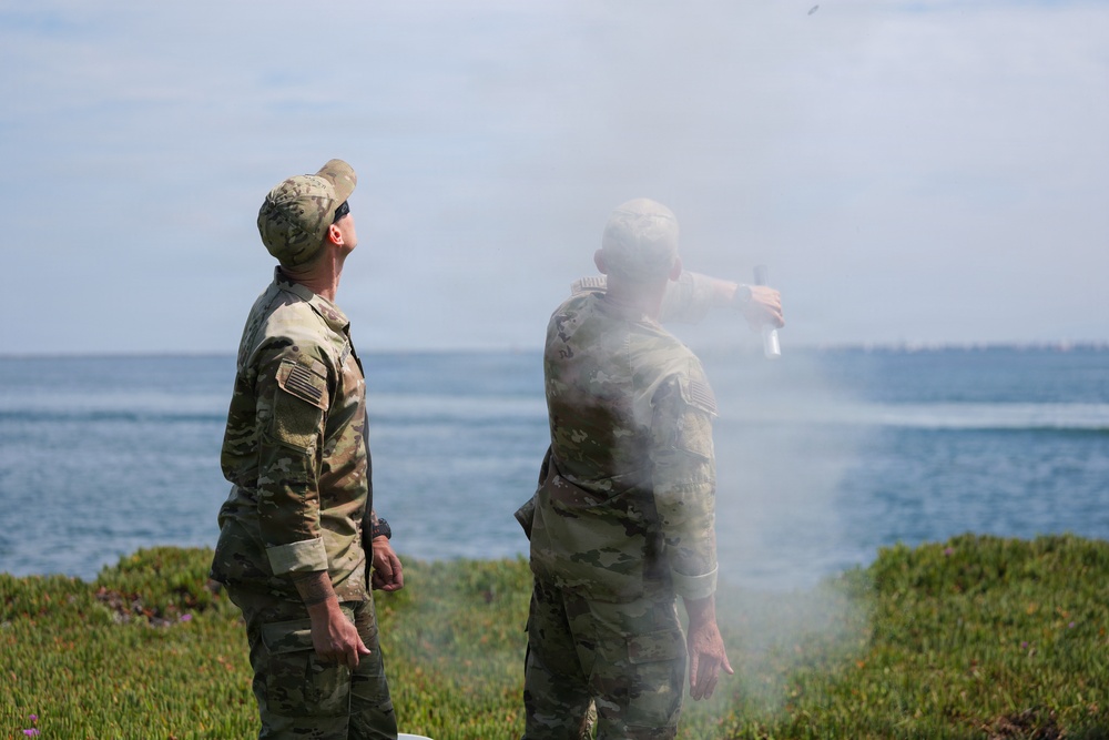 PSU 311 Conducts Pyrotechnic Training Exercise at Base Los Angeles / Long Beach