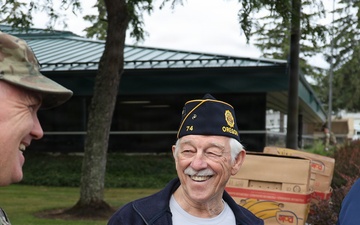 Oregon National Guard community ruck march strengthens ties while helping local families