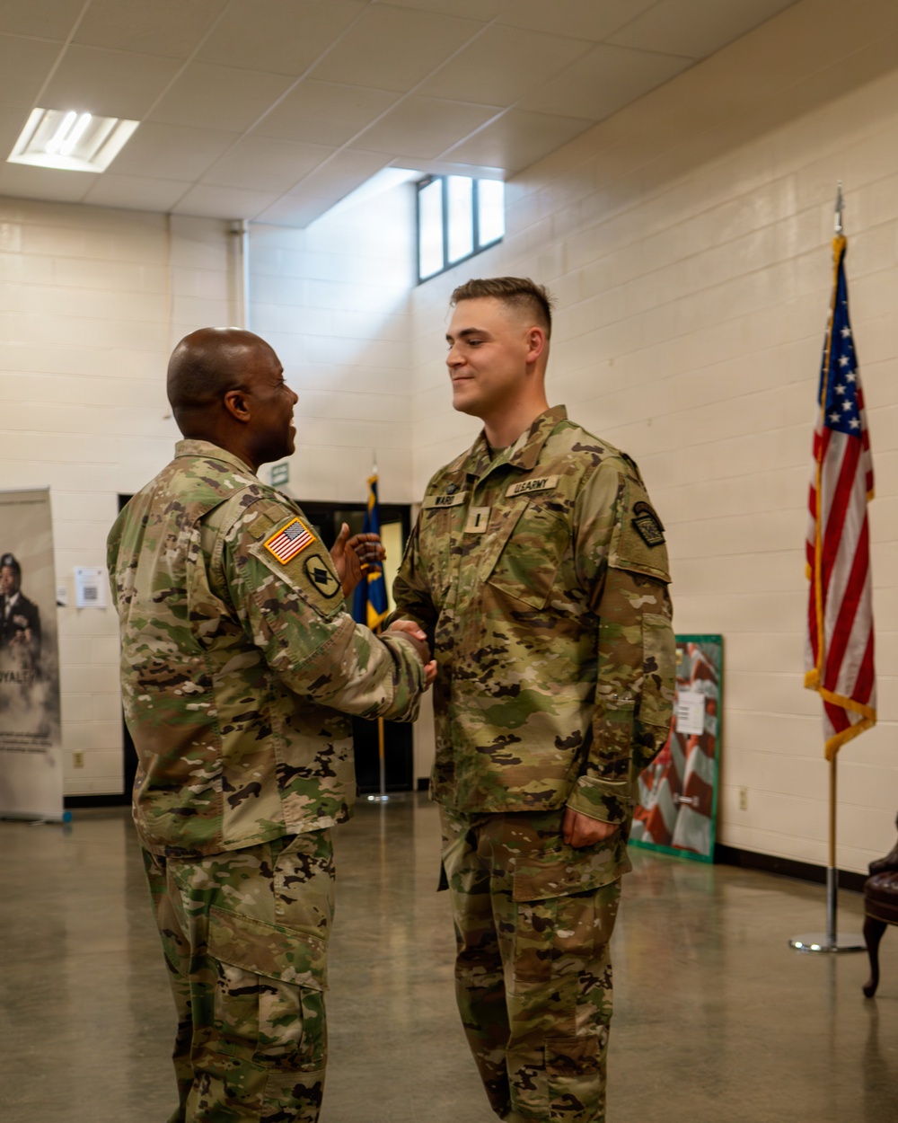 Ward Promoted to First Lieutenant