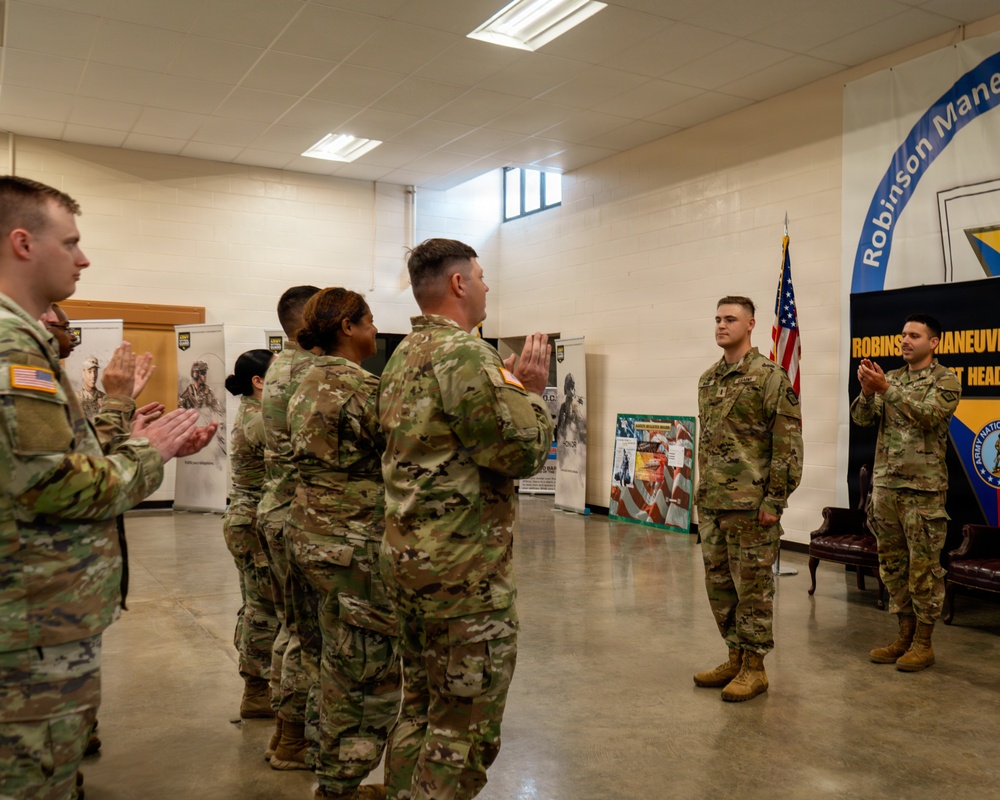 Ward Promoted to First Lieutenant