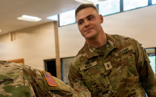 Ward Promoted to First Lieutenant
