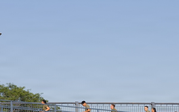 U.S. Marines and Bostonians participate in Sunrise Run Event