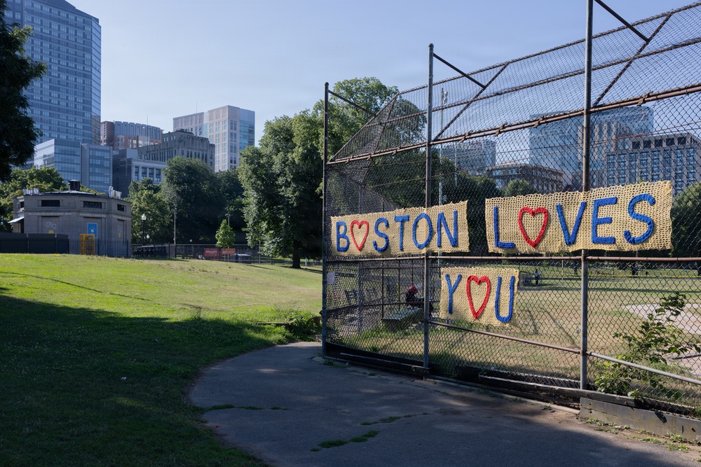 U.S. Marines and Bostonians participate in Sunrise Run Event