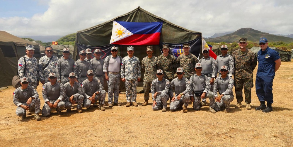 Commandant, Philippine Coast Guard visits PCG personnel at U.S. Marine Corps Base Hawaii during RIMPAC 2026