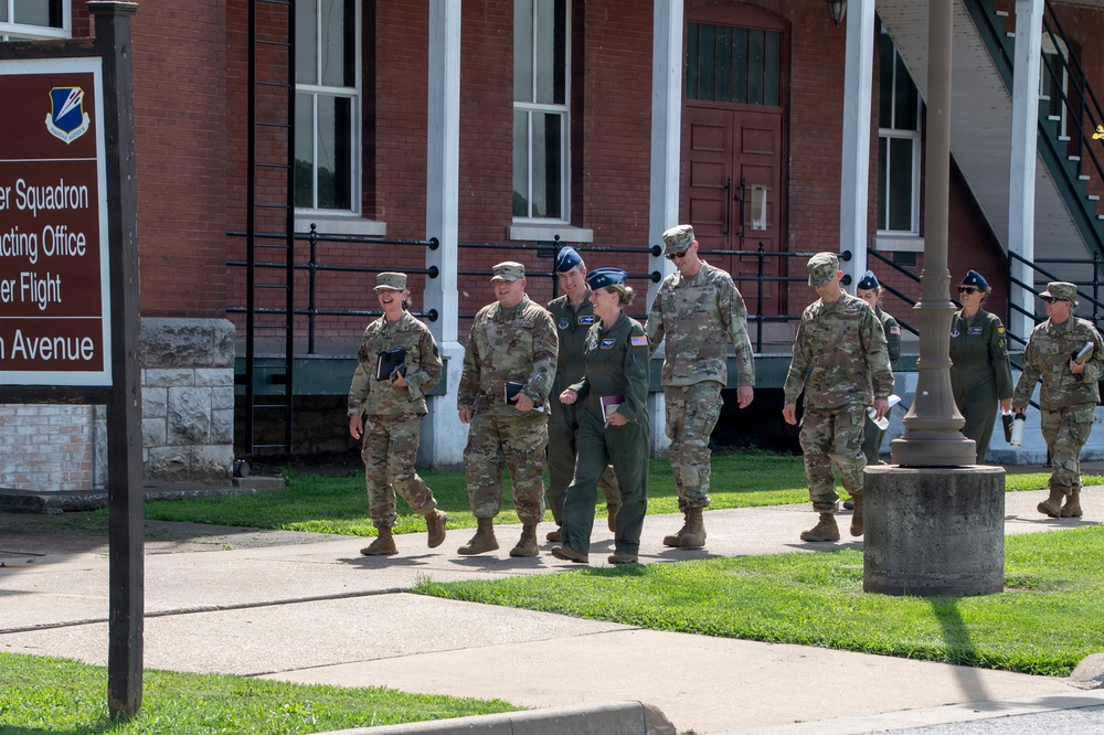 Air National Guard, AF Global Strike leaders' visit highlights critical global security mission in Missouri