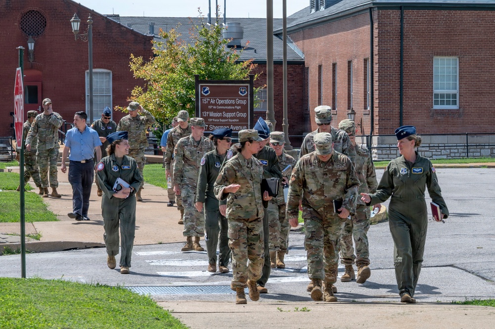 Air National Guard, AF Global Strike leaders' visit highlights critical global security mission in Missouri