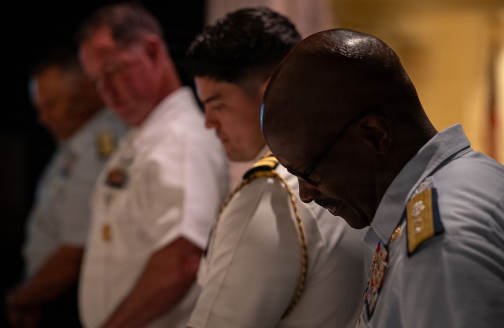 Coast Guard rear admirals visit JFK Presidential Library during Sail250 Boston engagement