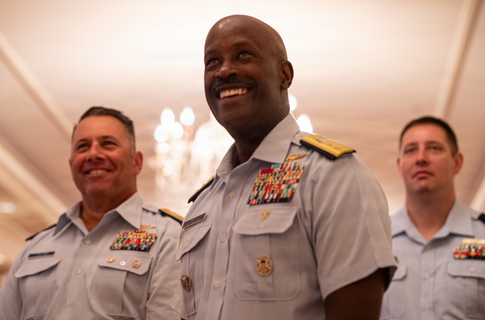Coast Guard rear admirals visit JFK Presidential Library during Sail250 Boston engagement