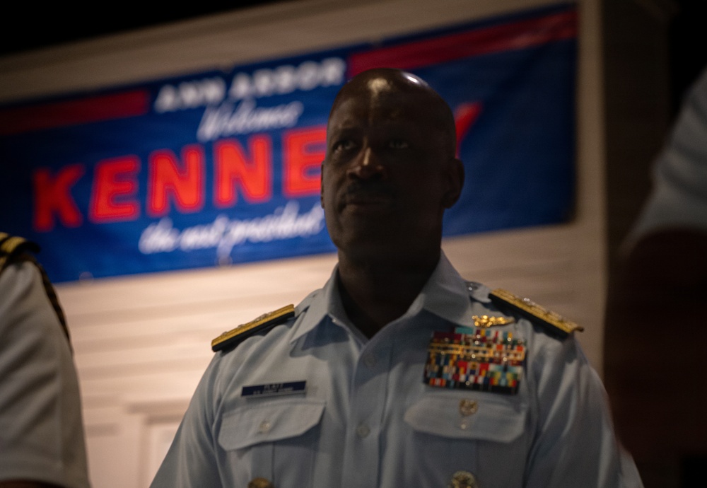 Coast Guard rear admirals visit JFK Presidential Library during Sail250 Boston engagement