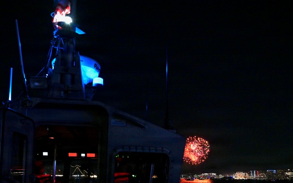 Coast Guard gets underway for security operations to support Sail 250 events