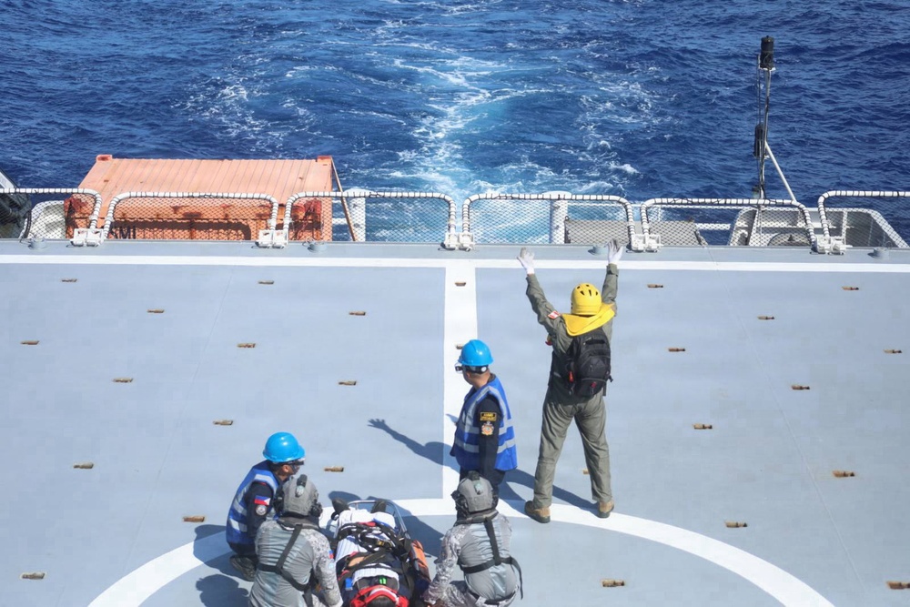 Philippine Coast Guard completes humanitarian assistance and disaster relief exercise with Peruvian Navy during RIMPAC 2026