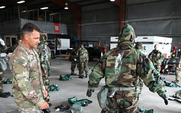 PSU 311 trains with CBRNE uniforms