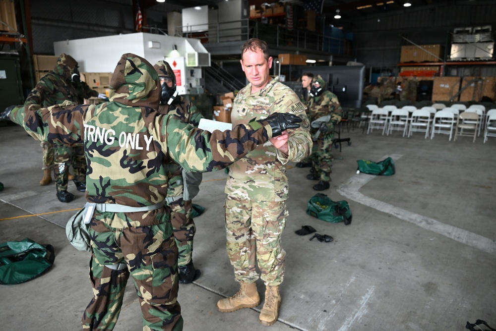 Coast Guard trains with CBRNE gear