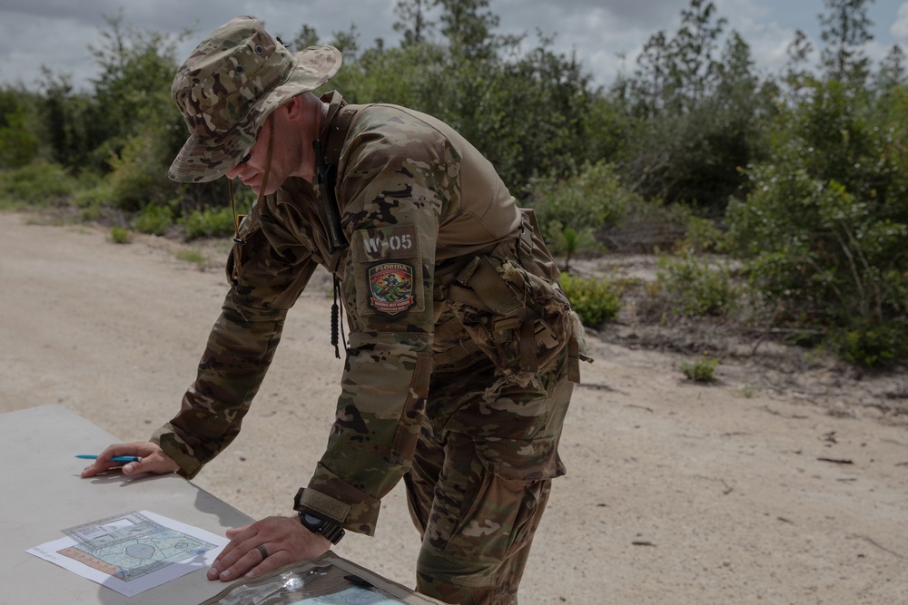 Best Warrior Competitors Conduct Land Navigation, Modified Resection