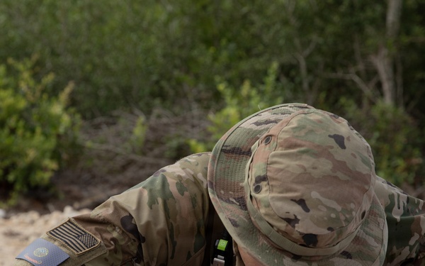 Best Warrior Competitors Conduct Land Navigation, Modified Resection