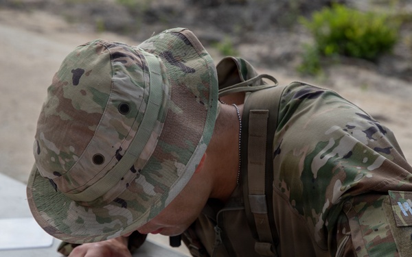 Best Warrior Competitors Conduct Land Navigation, Modified Resection