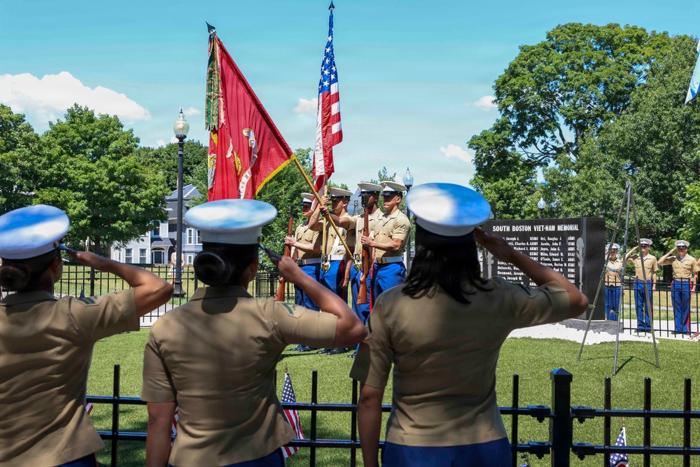 Sail250 Boston Vietnam Memorial Wreath-Laying