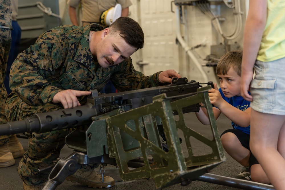 Public Tours Aboard USS Arlington (LPD 24) During Sail250 Boston