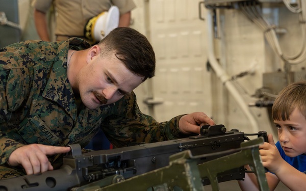 Public Tours Aboard USS Arlington (LPD 24) During Sail250 Boston