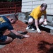 USS Arlington Sailors Lay Mulch for Sail250 Boston COMREL